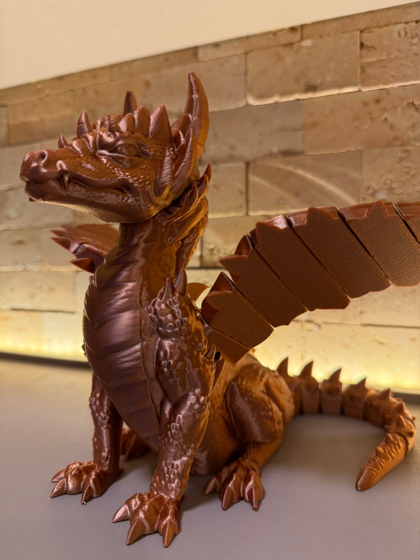 🔥 Blaze Wing – Dragão com Asas Móveis