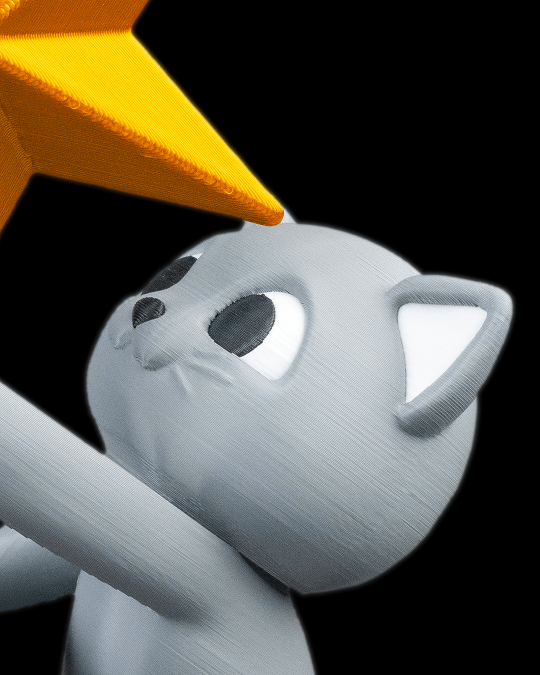 Meow de Natal – Gato Colocando a Estrela na Árvore de Natal