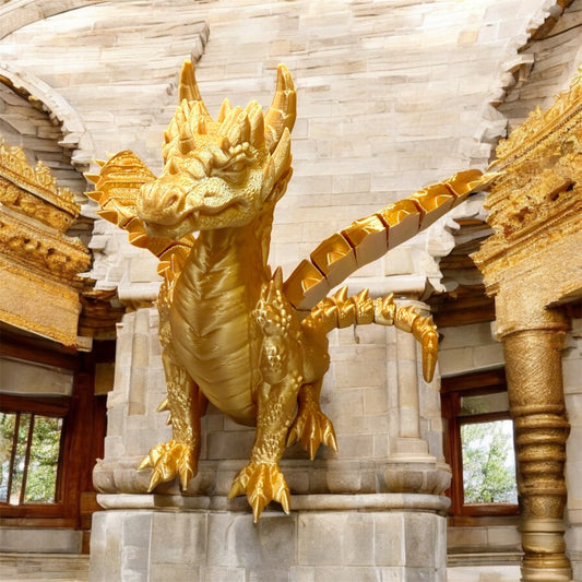 🔥 Blaze Wing – Dragão com Asas Móveis